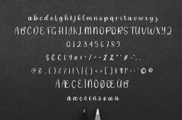 Santa Clause Font Poster 6