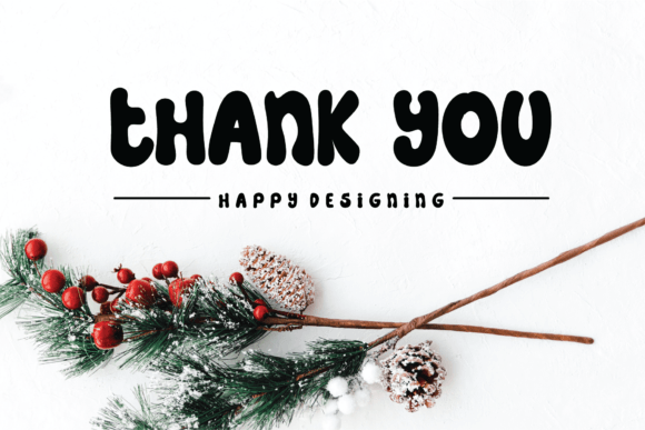 Santa Shining Font Poster 5