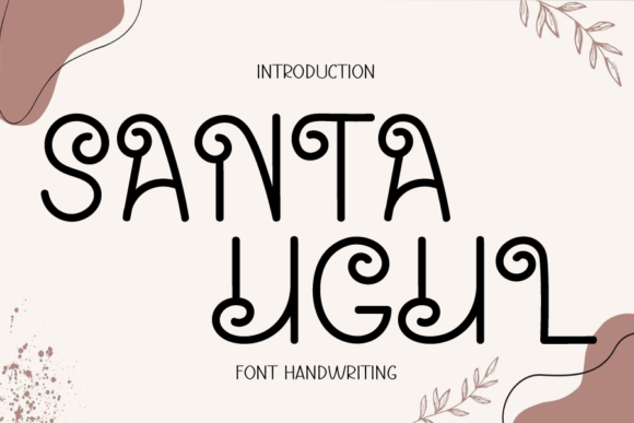 Santa Ugul Font Poster 1