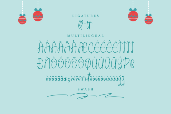 Santas Workshop Font Poster 14