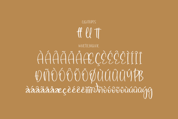 Santmolya Galisha Font Poster 14