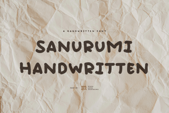 Sanurumi Handwritten Font