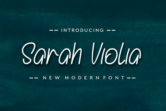 Sarah Violia Font