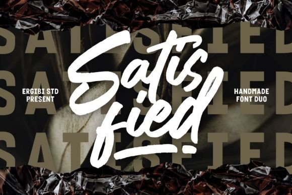 Satisfied Font Poster 1