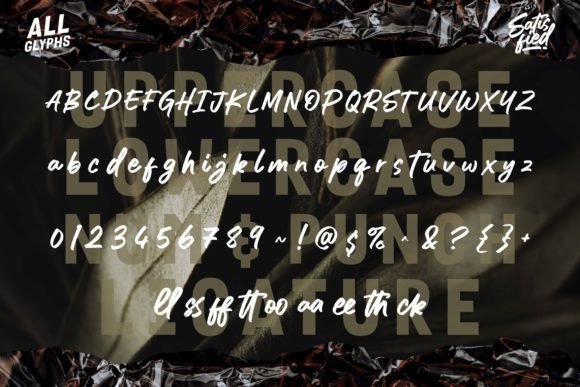Satisfied Font Poster 8