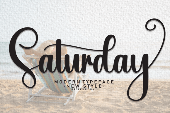 Saturday Font Poster 1