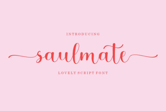 Saulmate Font Poster 1