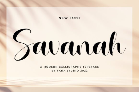 Savanah Font Poster 1