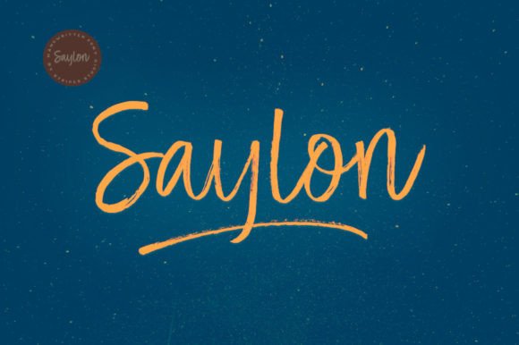 Saylon Font Poster 1