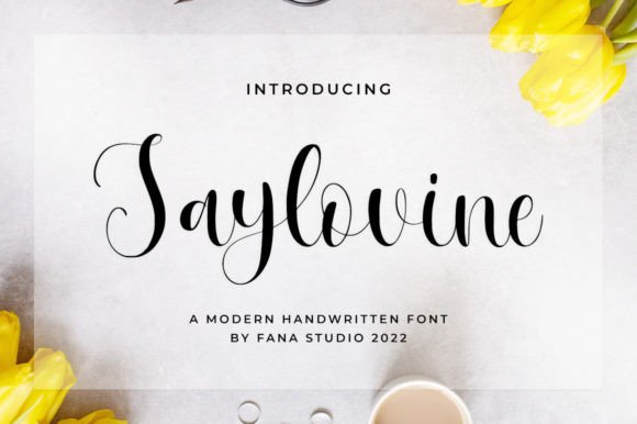 Saylovine Font Poster 1