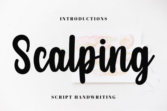 Scalping Font Poster 1
