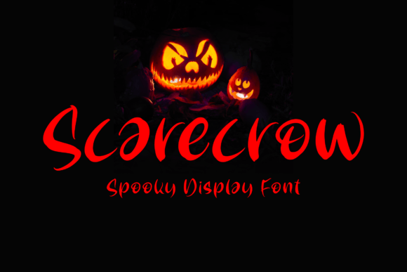 Scarecrow Font Poster 1