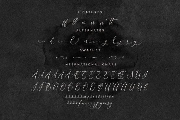 Scarlet Flettcher Font Poster 14