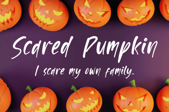 Scartoon Font Poster 10