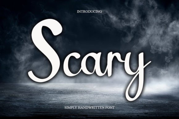 Scary Font Poster 1