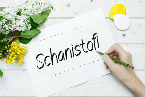 Schanistofi Font Poster 1