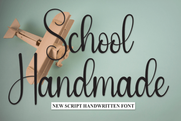 School Handmade Font Poster 1