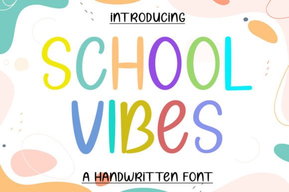 School Vibes Font Poster 1
