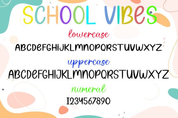 School Vibes Font Poster 6