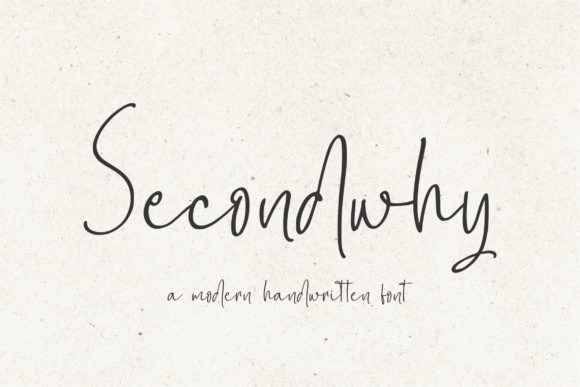 Secondwhy Font Poster 1