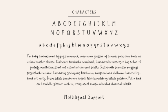 Secret Garden Font Poster 8