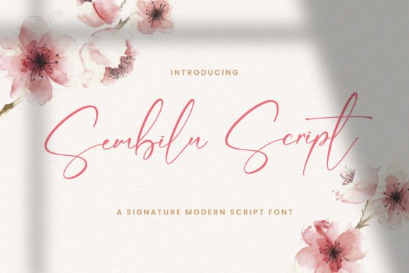 Sembilu Script Font