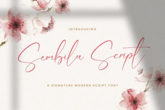 Sembilu Script Font Sembilu Script Font Poster 1