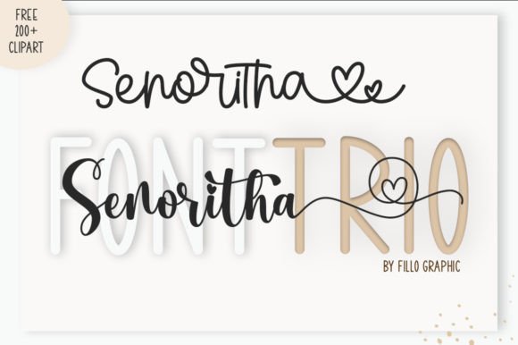 Senoritha Font Poster 1