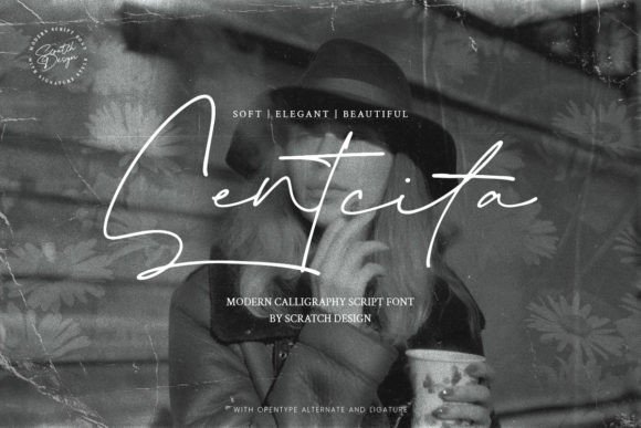 Sentcita Font Poster 1