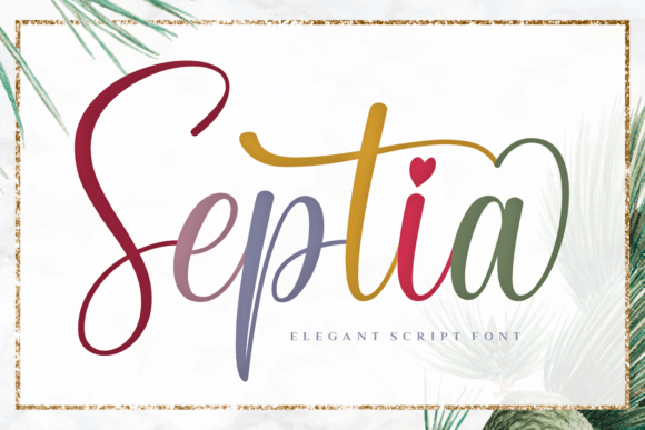 Septia Font Poster 1