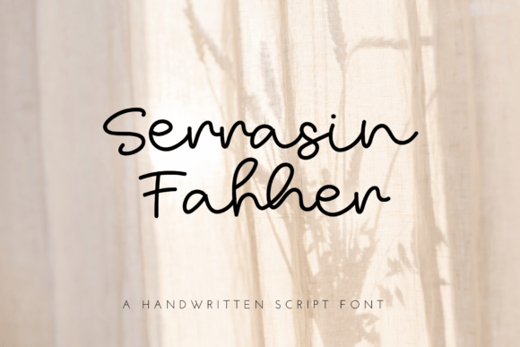 Serrasin Fahher Font