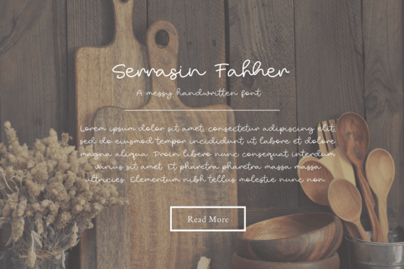 Serrasin Fahher Font Poster 6
