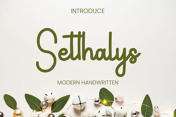 Setthalys Font Poster 1