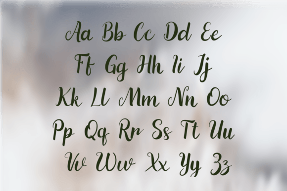 Seumringah Font Poster 5