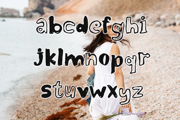 Sex and Breakfast Font Poster 2