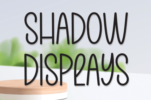Shadow Displays Font Poster 1