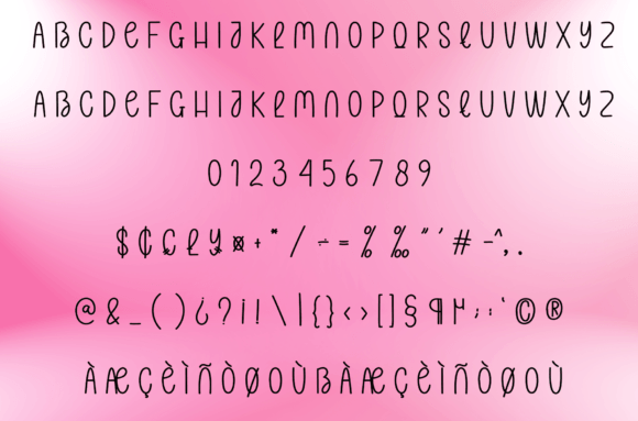 Shadow Displays Font Poster 6