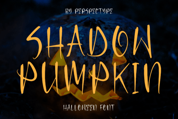 Shadow Pumpkin Font Poster 1