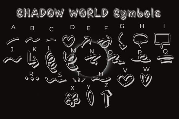 Shadow World Font Poster 2