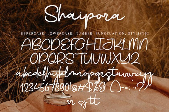Shaipora Font Poster 9