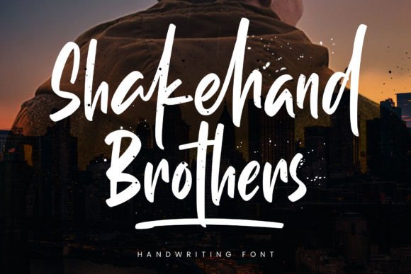 Shakehand Brothers Font Poster 1