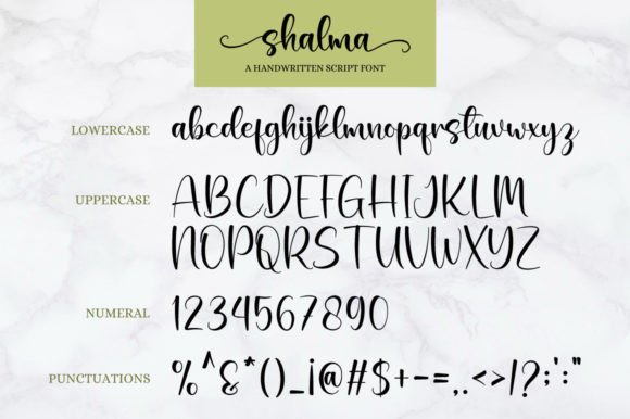 Shalma Font Poster 7