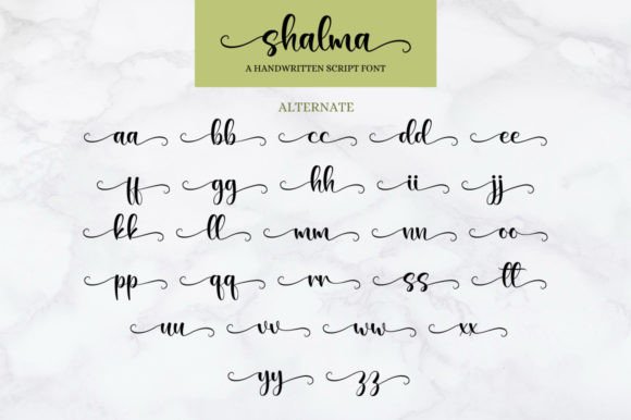 Shalma Font Poster 8