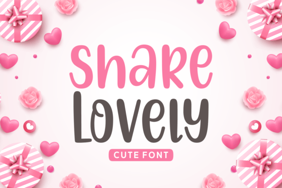 Share Lovely Font Poster 1