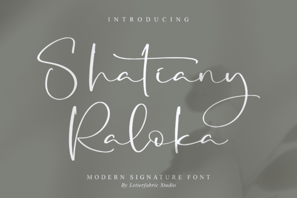 Shatiany Raloka Font Poster 1