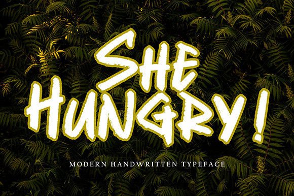 She Hungry Font Poster 1