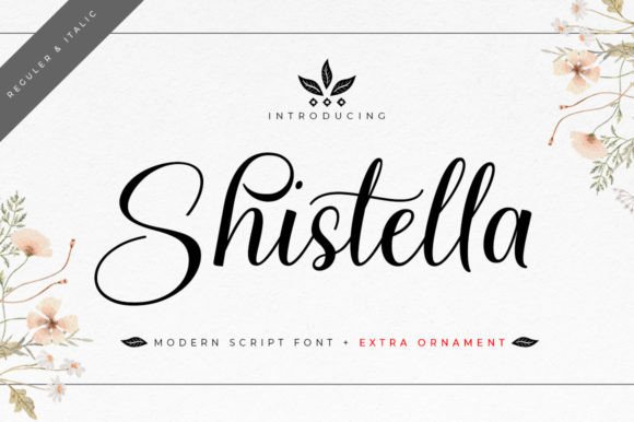 Shistella Font Poster 1