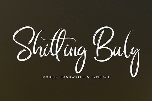 Shitting Buly Font Poster 1