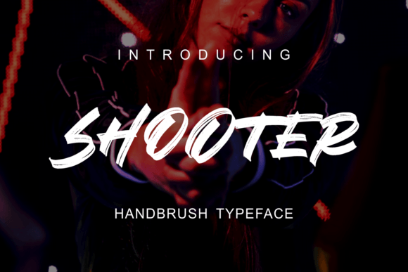 Shooter Font Shooter Font Poster 1