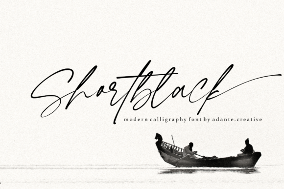 Shortblack Font Poster 1